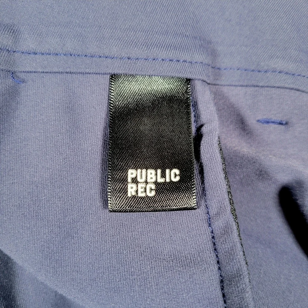 Public Rec Gamechanger Pants Men 40 x 30* Navy Blue Nylon‎ Stretch Tapered